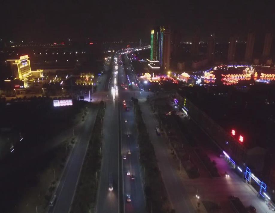 园区夜景